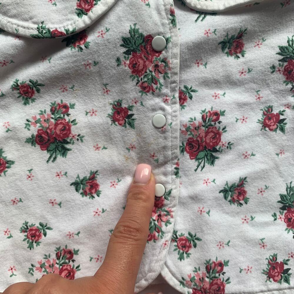 Vintage Floral Oversized Collar Long Sleeve 6 months - Picture 4 of 9